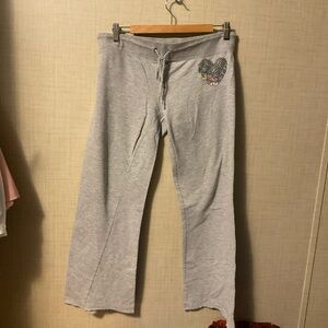 3sixteen Gray Kids Sweatpants with Heart Patch
